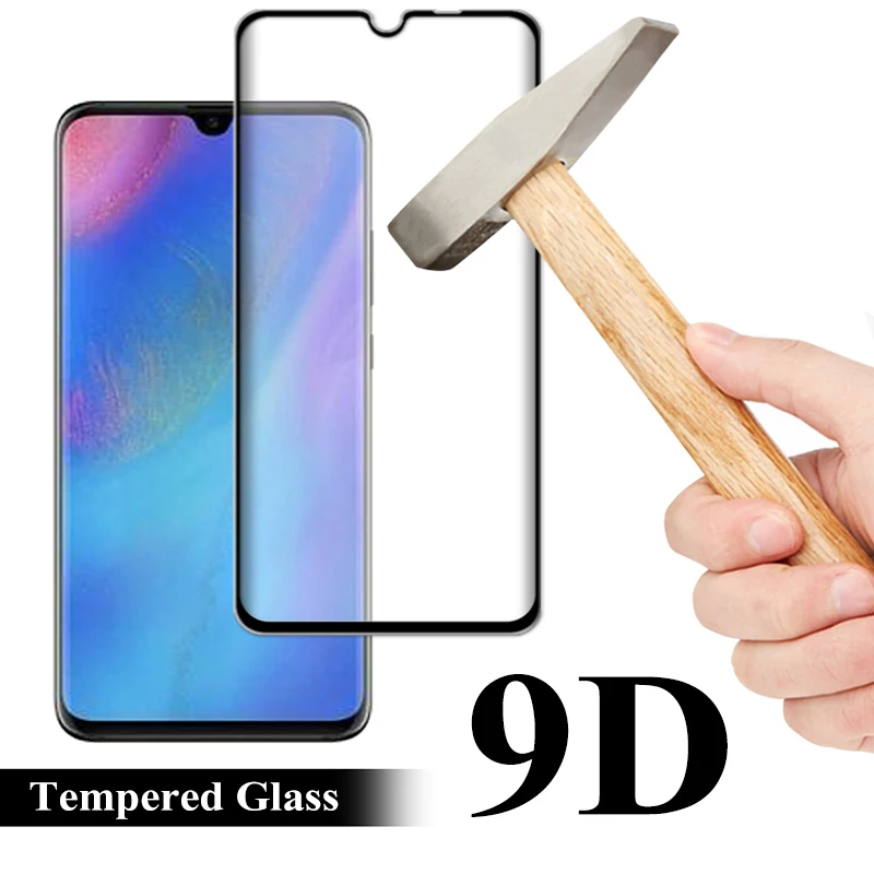 

9D tempered glass full glue cover for Huawei P30 Lite Case for Huawei P30 Lite P 30 P30lite 30lite protective glass covers coque
