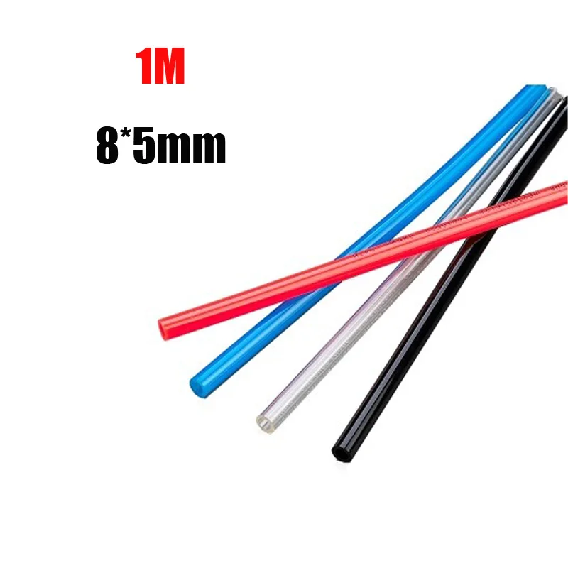 1 Meter 8*5mm Air Tubing Pneumatic Pipe Tube Hose PU Gas Transparent Blue Red Black | Обустройство дома