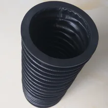 Круговые нейлоновые сильфоны с ЧПУ, внутренний диаметр: 73 мм наружный диаметр: 91 мм Lmax = 200 мм, Lmin около 50 мм