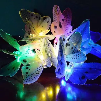

Solar Powered 12LEDs Butterfly Fairy String Light Lamp Outdoor Garden Party Decoration WWO66