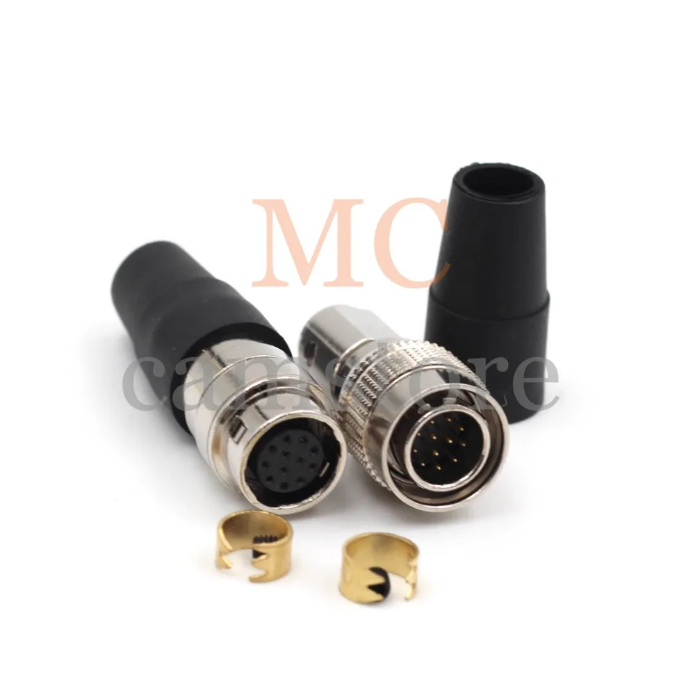 12 pin hirose connector HR10A 10J 12S/HR10A 10P 12P 12pin solder wire