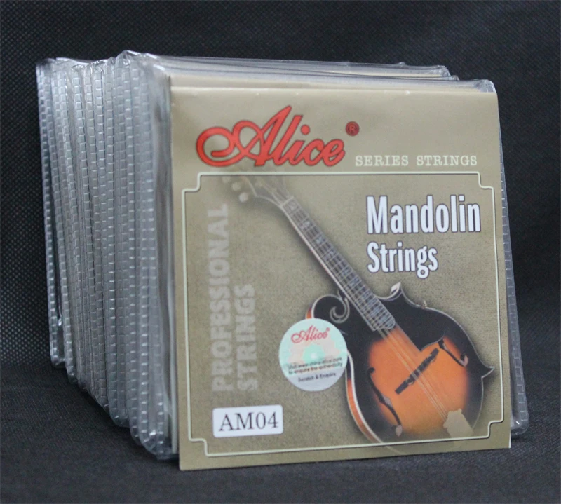 

20 Sets Alice-Direct AM04 Plated Steel Coated Copper Alloy Wound Mandolin Strings Light,(.010 .014 .024 .034)