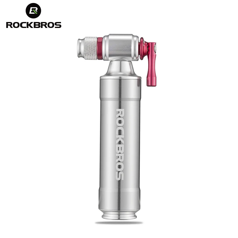 

ROCKBROS Bicycle Mini Pump CO2 Inflator Insulated Sleeve Air Cycling Bike Pump MTB Road Bike Ball Game Air Pump Bike Accessories