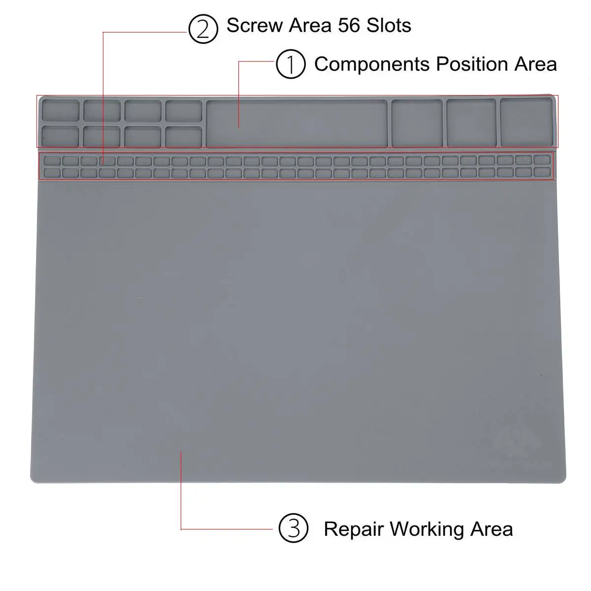 Рабочий кремниевый паяльный коврик, термостойкая паяльная станция, ремонтная теплоизоляционная площадка, изоляционная площадка, платформа для обслуживания