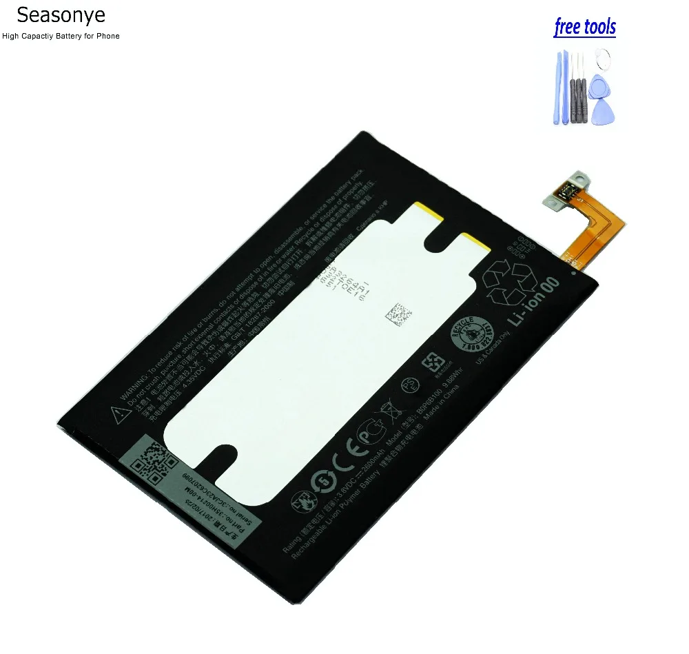Seasonye BOP6B100/B0P6B100 Замена Батарея + отвертка инструменты для htc один 2 M8 E8 M8x X One2 W8 m8T M8W
