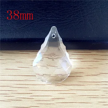 

Big Discount 38mm 100pcs/Lot Glass Prism Pendant K9 Crystal Chandelier Part Ornament Crystal Prism Pendants Hanging Drop