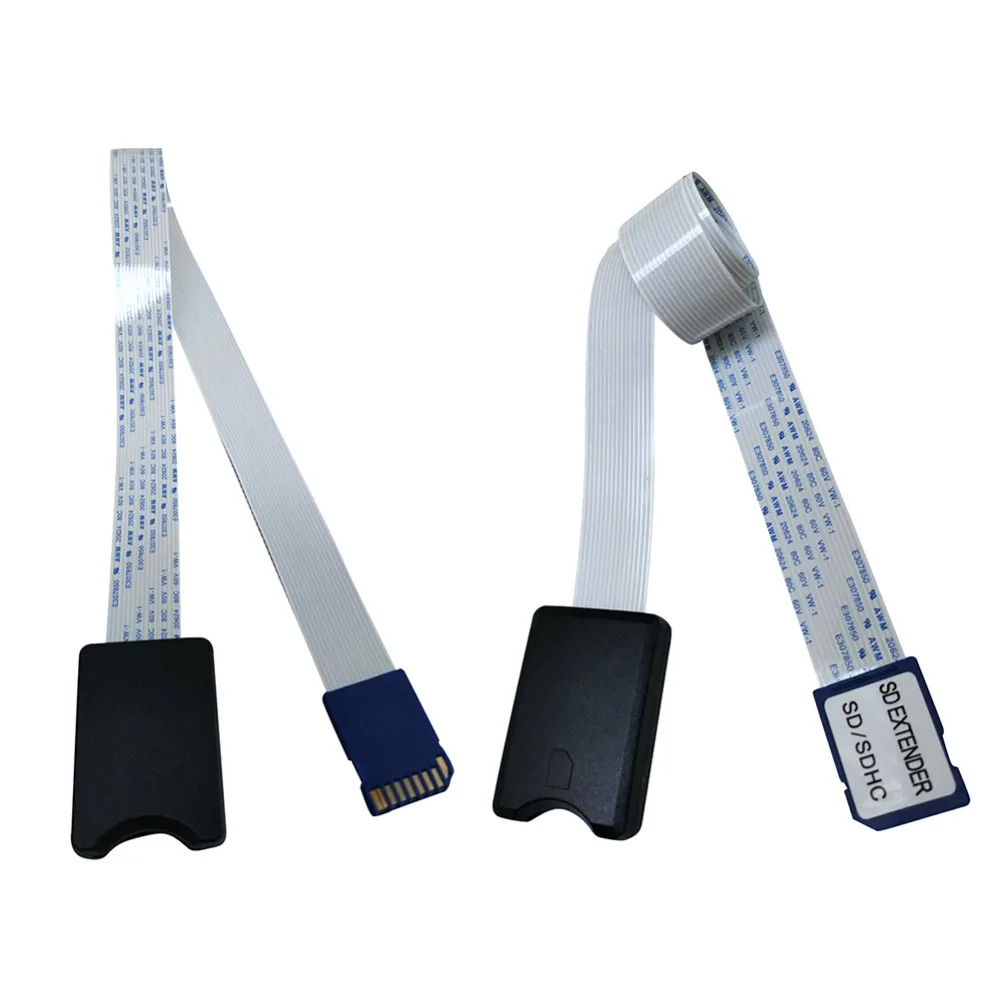 New TF / Micro SD TO SD Card Extension Cable Adapter Flexible Extender