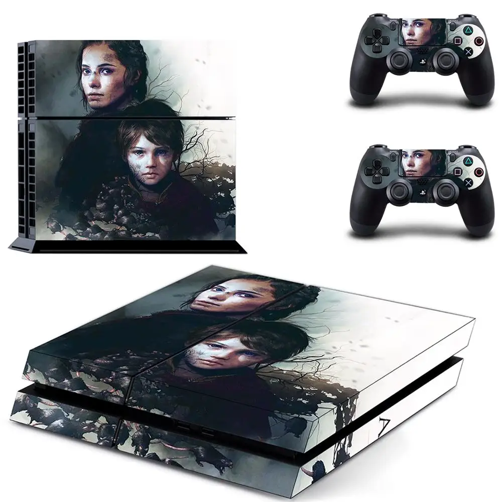 Чума сказка невинность PS4 кожи Стикеры для Sony Игровые приставки 4 консоли и