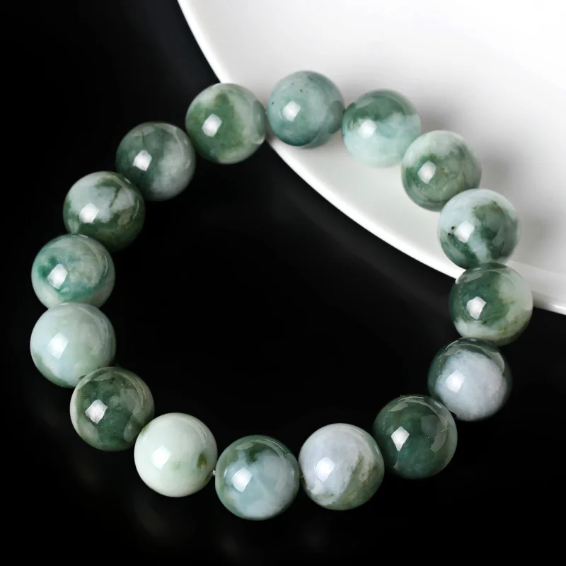 

Authentic features jade a cargo bracelet bead bracelet jade blue flower floating flower men and women beads beads jade b en2988#