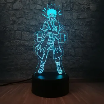 

Novelty Figure Uzumaki Naruto 3D LED Lamp Home Night Light Multicolor RGB Bulb Bedroom Sleep Lamp Decor Kid Birthday Gift Toy