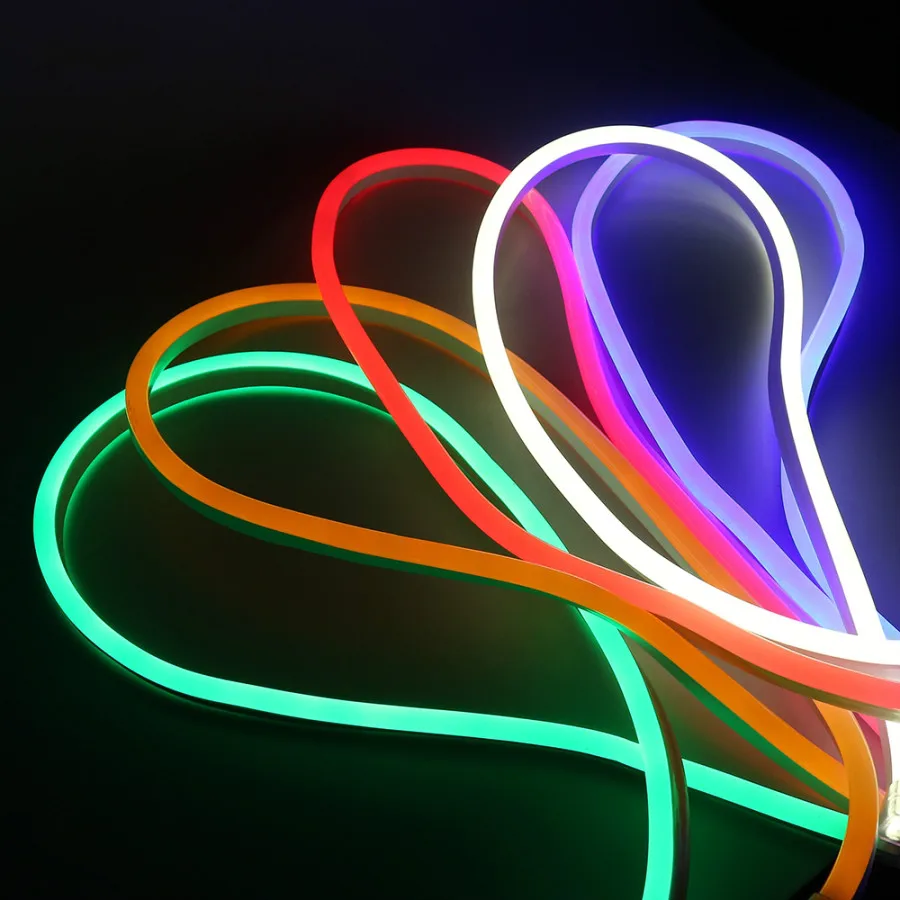 Outdoor Decorative LED Neon Strip Light AC220V 120LED/M SMD 2835 IP67