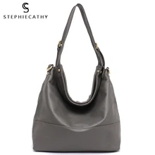 SC Высококачественная роскошная сумка-хобо из натуральной кожи, женская дизайнерская сумка из мягкой натуральной воловьей кожи, сумки через плечо и сумки-мессенджеры, Повседневная рабочая сумка