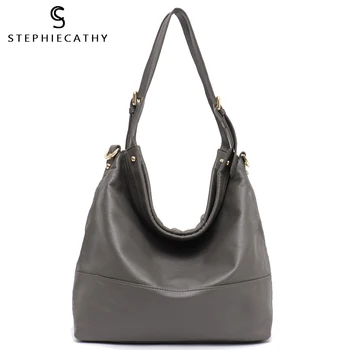 

SC High Quality Luxury Genuine Leather Hobo Bag Ladies Soft Real Cowhide Designer Handbag Shoulder&Messenger Bags Daily Work Bag