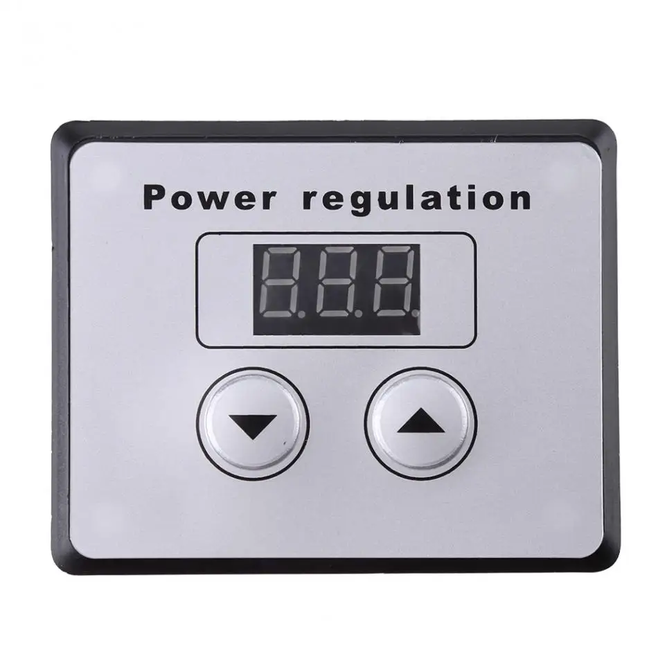 AC 220V 10000W 80A цифровой контроль SCR Электронный регулятор напряжения диммер