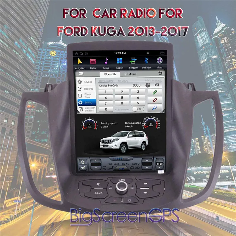 Best 10.4inch Android7 Tesla style Car DVD Player GPS Navi For Ford Kuga 2013-2017 Auto stereo headunit multimedia recoder car radio 2 Best 10.4inch Android7 Tesla style Car DVD Player GPS Navi For Ford Kuga 2013-2017 Auto stereo headunit multimedia recoder car radio 2