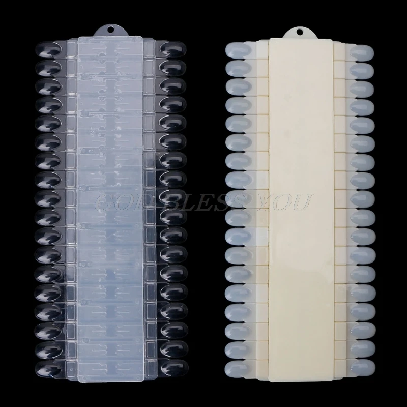 36Pcs Removable Nail Art Display Color Chart False Tips Natural Polish Gel Showing 2 Drop Shipping |