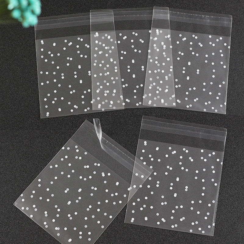 

Birthday Party Decor Matte Self-adhesive Bags Plastic Party Gift Packaging Bags Bread Baking Supplies