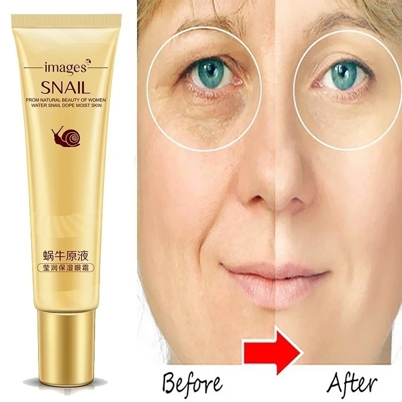 

Brand Snail Eye Essence Beauty Skin Care Eye Cream Faced Instantly Ageless Anti Aging Anti Wrinkle Remove Dark Circle Eye Care