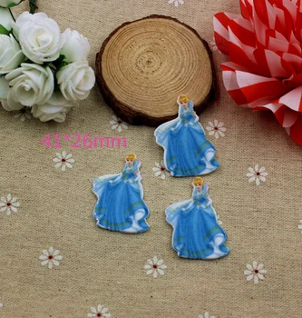 

30pcs Flatback Resin cartoon princess Character Planar Resin DIY Craft Accessories B-63