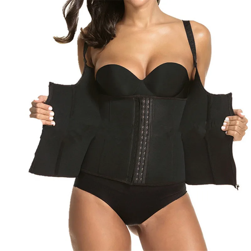 NEW Body Shaper Corsets Zipper Hooks Vest Slimming Abdomen Waist Cinchers Adjustable Tummy Trimmer Lose Weight Shapers Tops Body : image NEW Body Shaper Corsets Zipper Hooks Vest Slimming Abdomen Waist Cinchers Adjustable Tummy Trimmer Lose Weight Shapers Tops Body