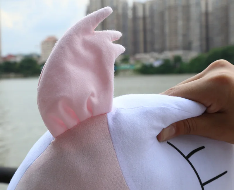 Розовая серая кукла "Сова" Подушка мультяшная Сова Удобная Подушка Детские украшения для комнаты детская подушка для сна задняя подушка