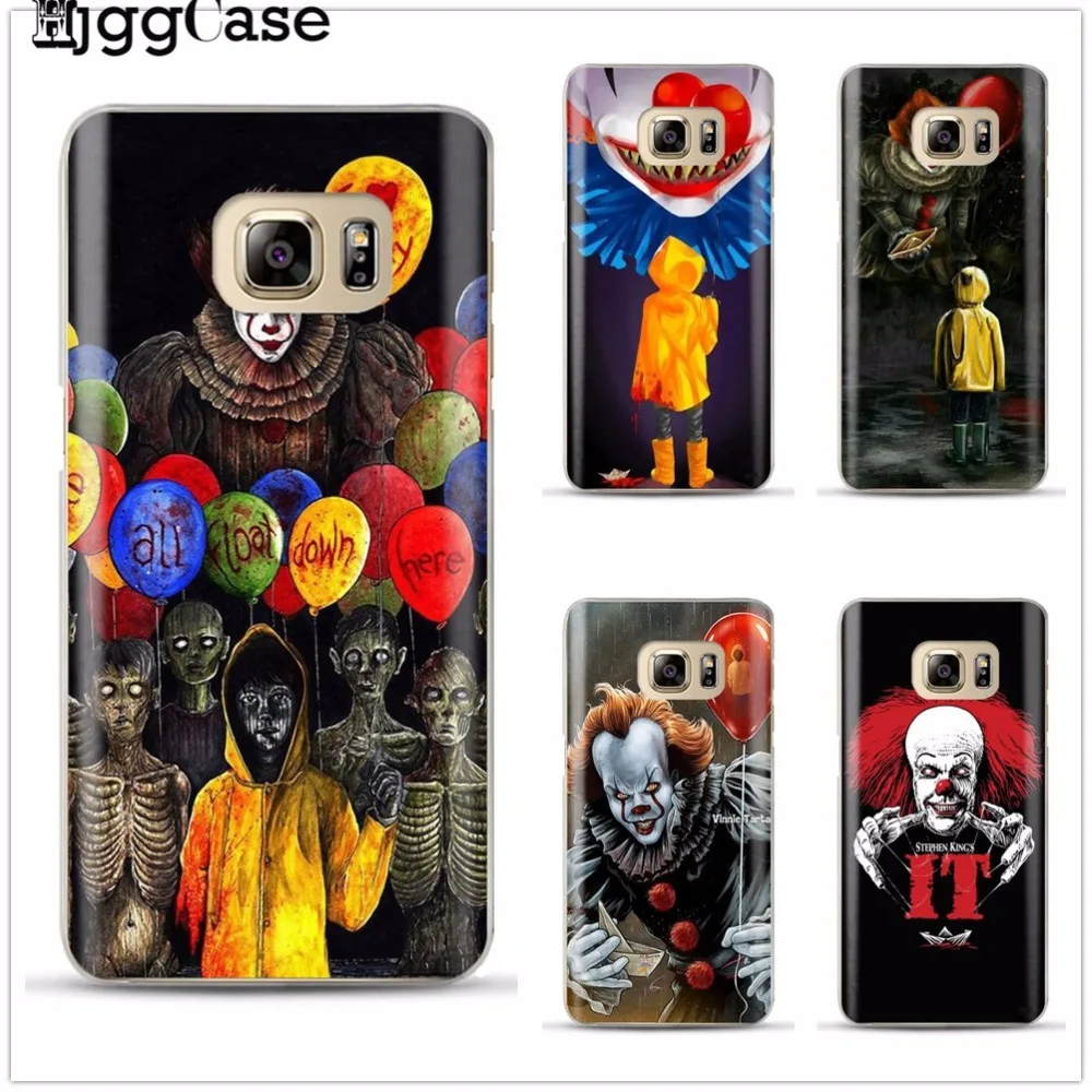 

Stephen king's it soft Pennywise The Clown Horror Cover TPU Soft silicone Phone Case For samsung Galaxy A3 A5 A7 J3 J5 J7 2017