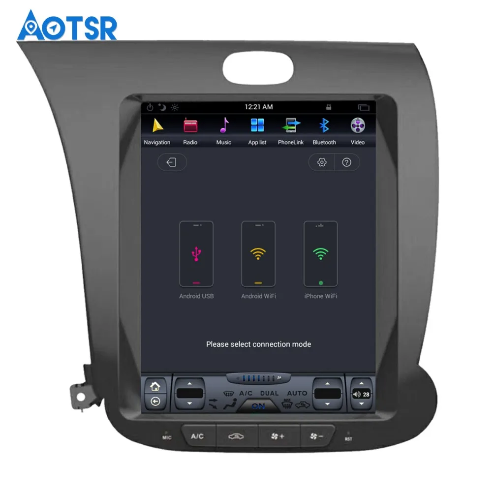 Perfect Android 7 Tesla style 10.4 inch Car No DVD Player GPS Navigation For KIA CERATO K3 FORTE 2013-2017 multimedia headunit recorder 3 Perfect Android 7 Tesla style 10.4 inch Car No DVD Player GPS Navigation For KIA CERATO K3 FORTE 2013-2017 multimedia headunit recorder 3