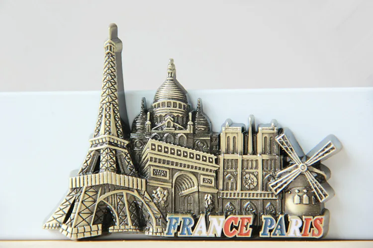 3D Travel Eiffer Tower New York fridge magnet souvenir blank magnetic stickers Paris magnet refrigerator board notes decoration