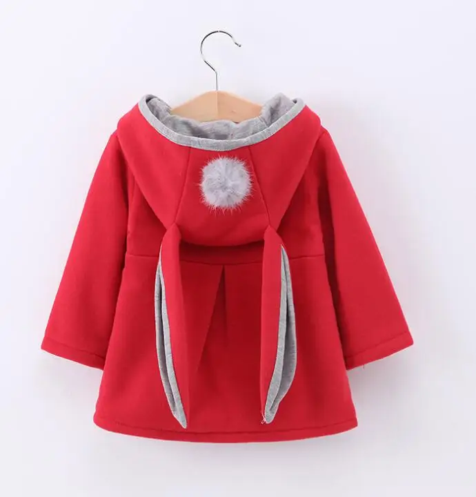 

2019 Winter autumn toddler sweatshirts kids Long sleeve 3D Rabbit ear coat fashion hoodies girl clothes clothing