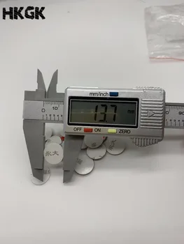 

2PCS/Replacement For FIAT Car emblem insignia 13.7 mm gel sticker key For FIAT key logo