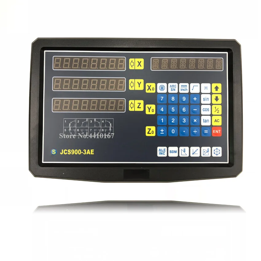 

Complete machines tools 3 axis dro set/kit JCS900-3AE and three pcs 5u micron 850mm dimensions linear optical ruler