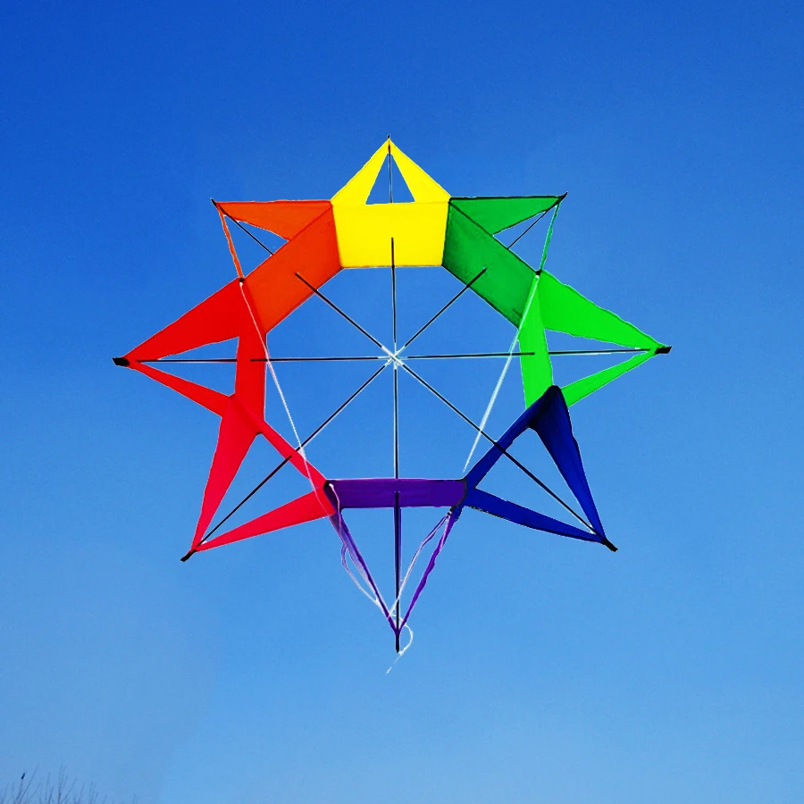 3D Colorful Flower Delta Kite Single Line Outdoor Fun sport Kids Toy Easy Fly