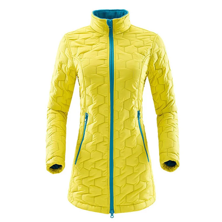 Горные женские флисовые толстые теплые куртки из хлопка, ветровка для походов, альпинизма, Походов, Кемпинга, Брендовые пальто MB130 - Цвет: Yellow