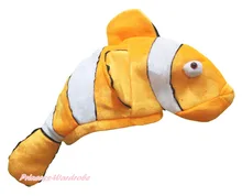 Halloween Gold Nemo Fish Party Animal Costume Warm Hat Mask Cap Headgear FixSize