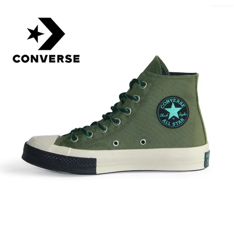 الأصلي Converse كل نجم مريحة قماش للجنسين أحذية رياضية عالية الجودة التزلج يصعب ارتداء أحذية 161481C