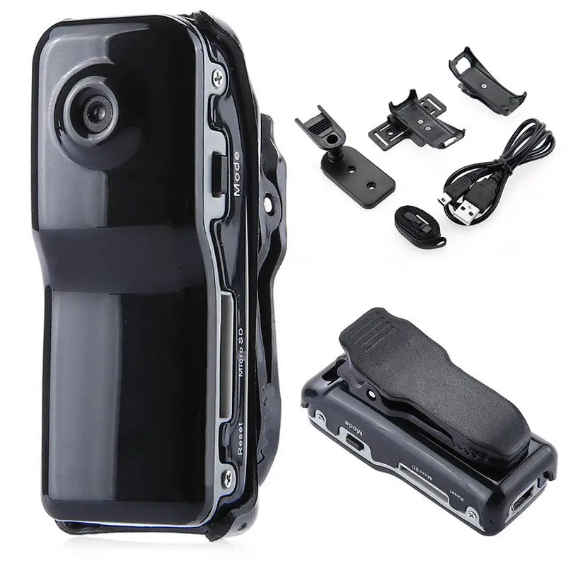 Mayitr MD80 Mini Camcorders Portable Sport DV DVR Camera Video Audio Recorder Camcorder Support AVI Video Format