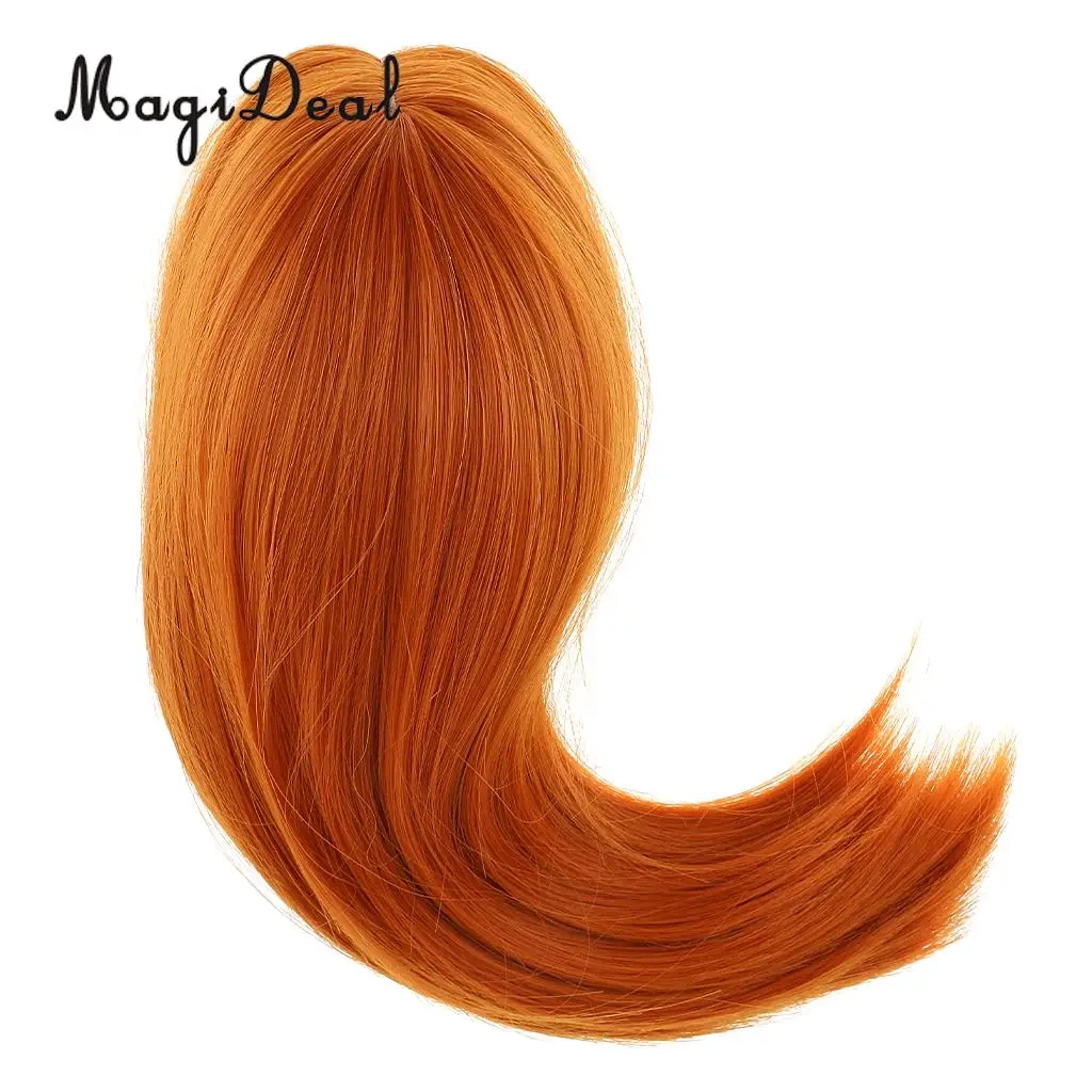 MagiDeal Fashion 28cm High-Temperature Wire Hair Doll Wig for Hair Salon 18 Inch   Dolls DIY Making Accessories Gift