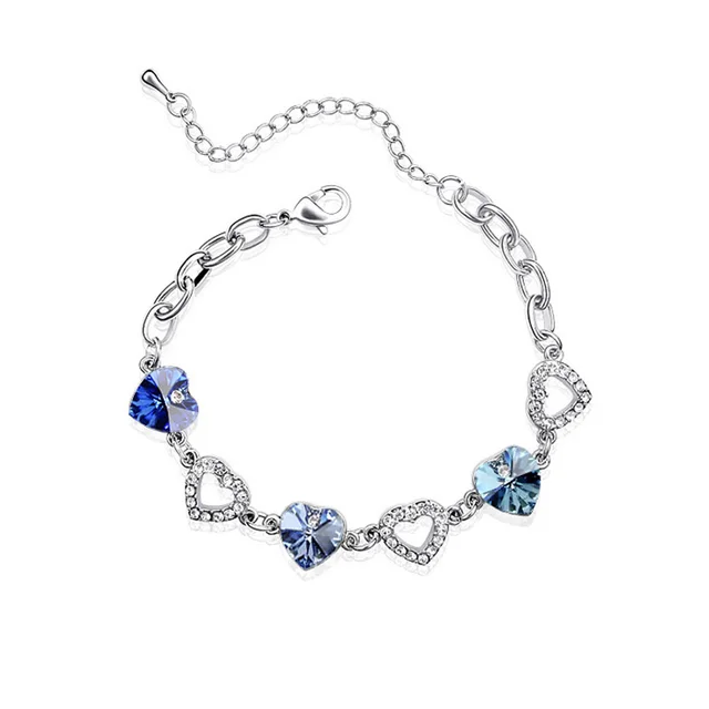 S Women Bracelets Multicolored Austrian Crystal Chic S Women Bracelets Multicolored Austrian Crystal Chic For Children Jewelry Birthday Gifts Her