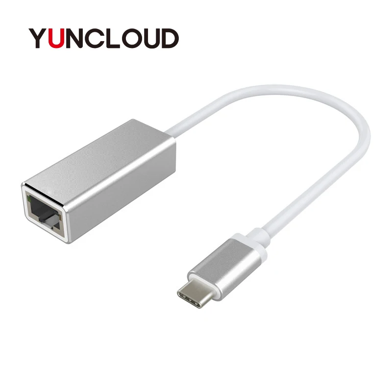 YUNCLOND USB C RJ45 Ethernet порт Lan интернет адаптер для MacBook Windows 7/8/10/xp server2008/R2 Vista Linux