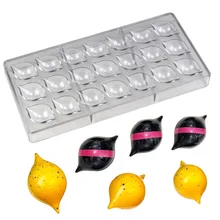 Глаза форма поликарбоната форма шоколада выпечки Кондитерские инструменты украшения торта Форма лимона форма Шоколада Конфеты Плесень