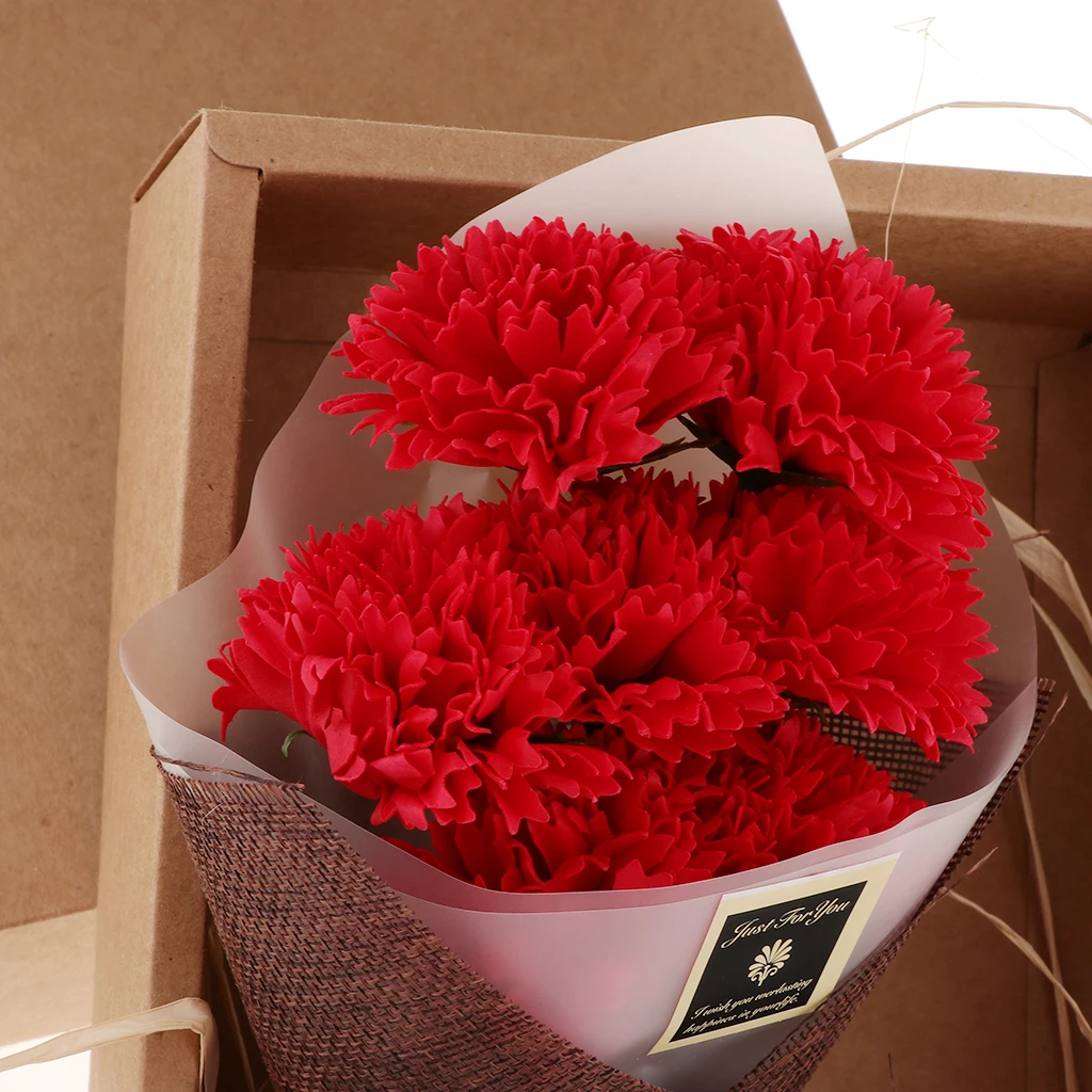 7pcs Soap Rose Flowers Box Birthday Creative Wedding Valentine Gift