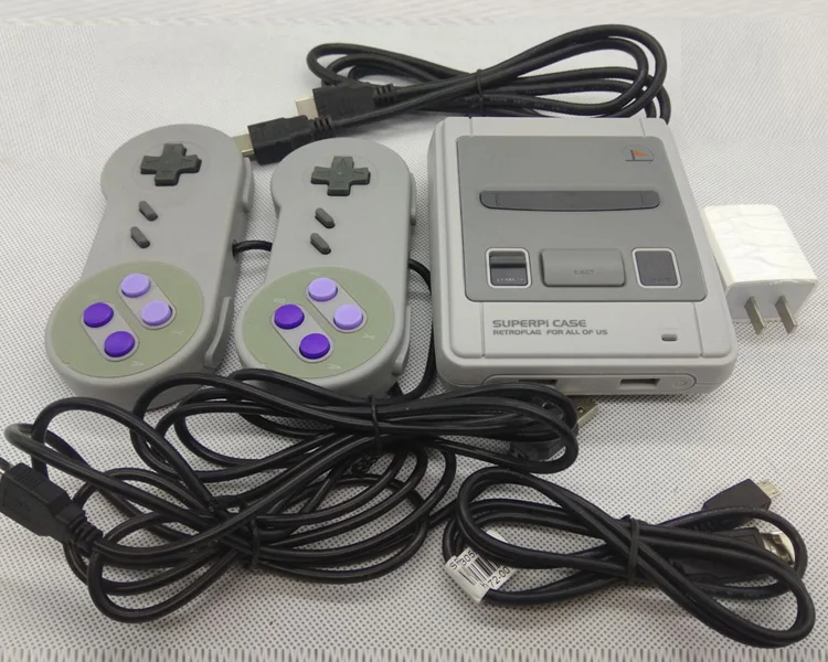 2 x контроллер джойстика с кабелем для супер nintendo SNES