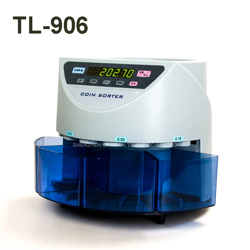 Electronic coin sorter SE coin-counting machine for most of the countries TL-906 coin sorter Electronic coin sorter SE coin-counting machine for most of the countries TL-906 coin sorter