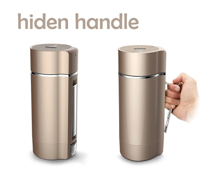 Automático de Soja de Soja-feijão Fabricante de Leite Moedor de Grãos de Aço Liquidificador de Alimentos para Bebê Jiqi Mini Portátil Inoxidável Máquina Juicer 6 High Quality Eletrodomésticos