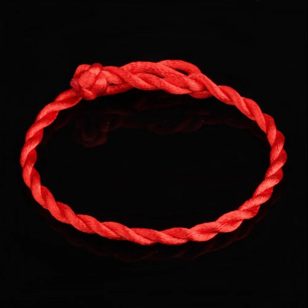 2 шт. ткань красный Нитки веревка строка дружба Браслеты ручной работы Lucky Charm браслет пары ювелирные изделия