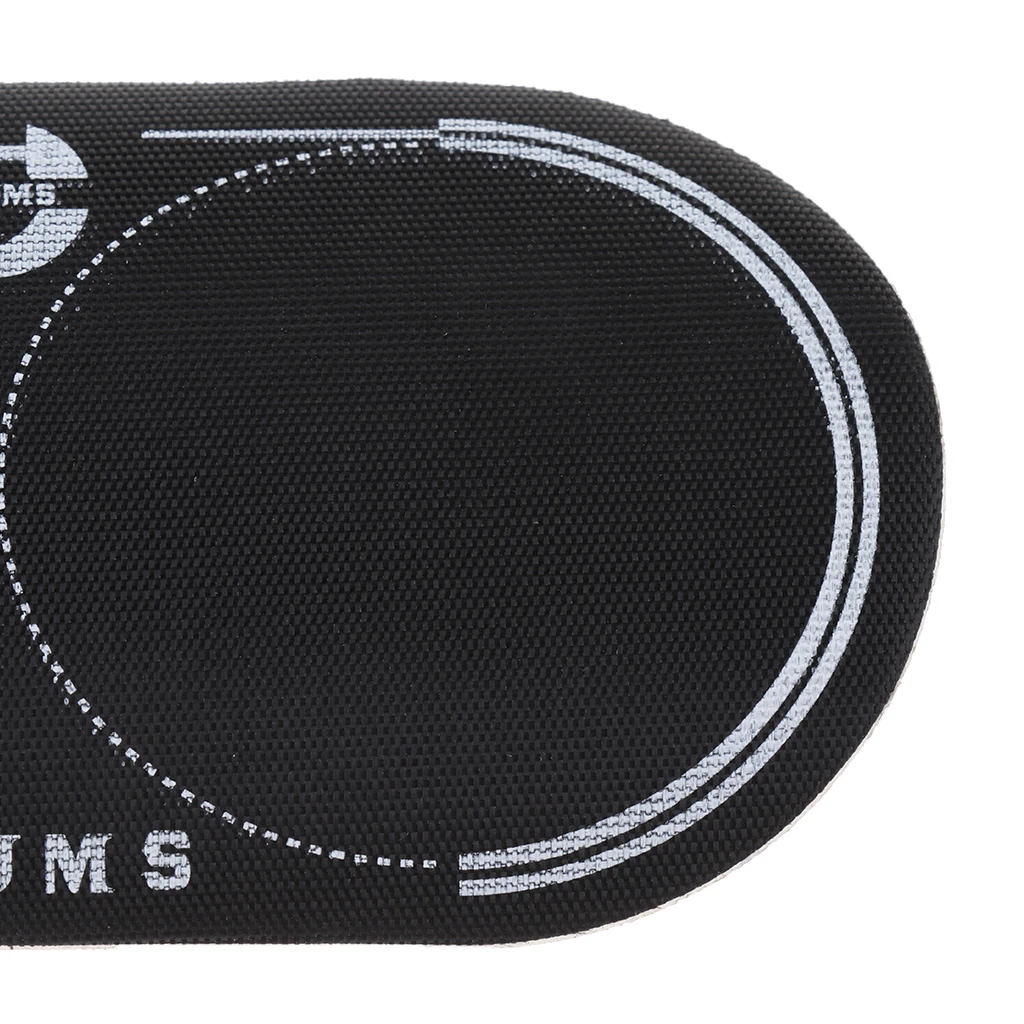 Musically Double Bass Drum Patch for Percussion Instrument Accessories Drum Set Kit Parts12.8x6.5cm