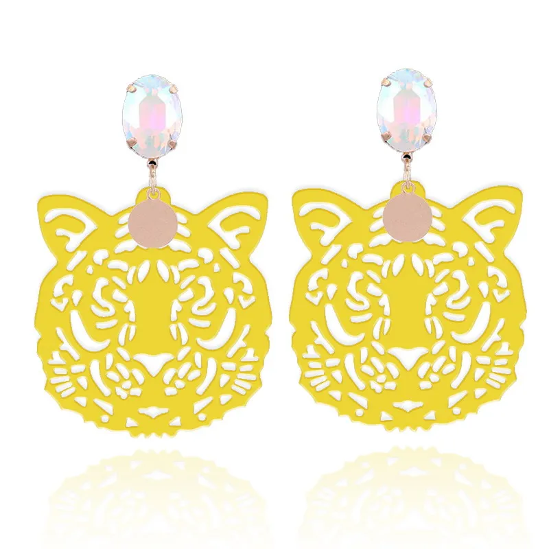 Earrings for woman oorbellen pendients yellow