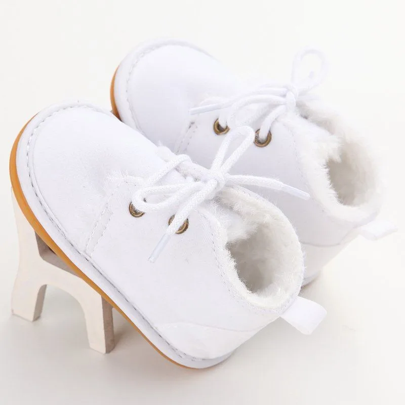 Меховые ботинки для малышей; обувь для новорожденных; зимние меховые ботинки; Теплая обувь; повседневные ботинки с леопардовым принтом; обувь для первых шагов; 0-18 месяцев