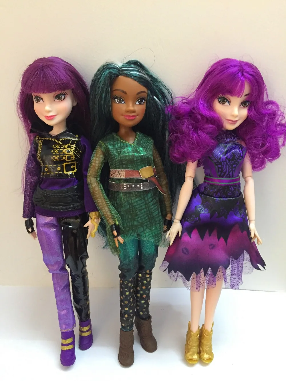 

original 11'' Descendants Doll Action Figure Doll Maleficent baby dolls for girls boys evie mal Descendants 2 kids toy