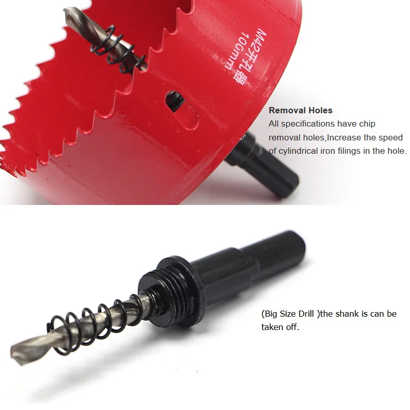 GOGOPANDA Free shipping 16-200mm Bi-Metal Wood Hole Saws Bit for Woodworking DIY Wood Cutter Drill Bit